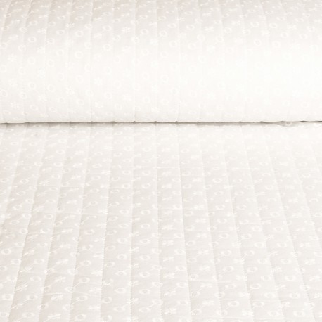 BRODERIE COTON AVEC DOUBLURE 225GM