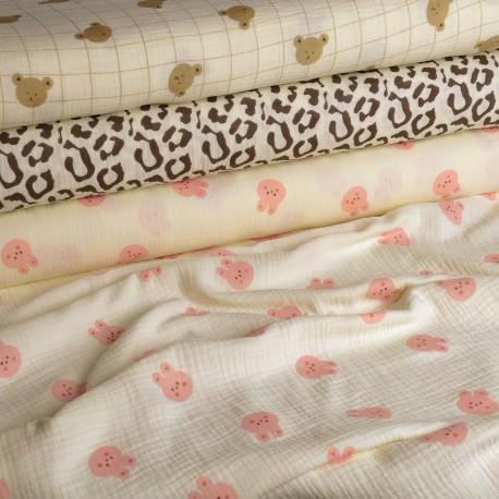 TISSU MOTIF ENFANTS COTON 130GSM