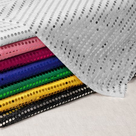 PAILLETTE SUR VOILE 62GSM