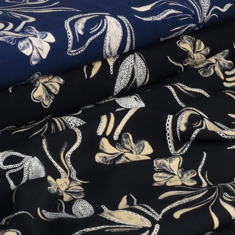 TISSU FANTAISIE VISCOSE TEXTUREE 140GSM